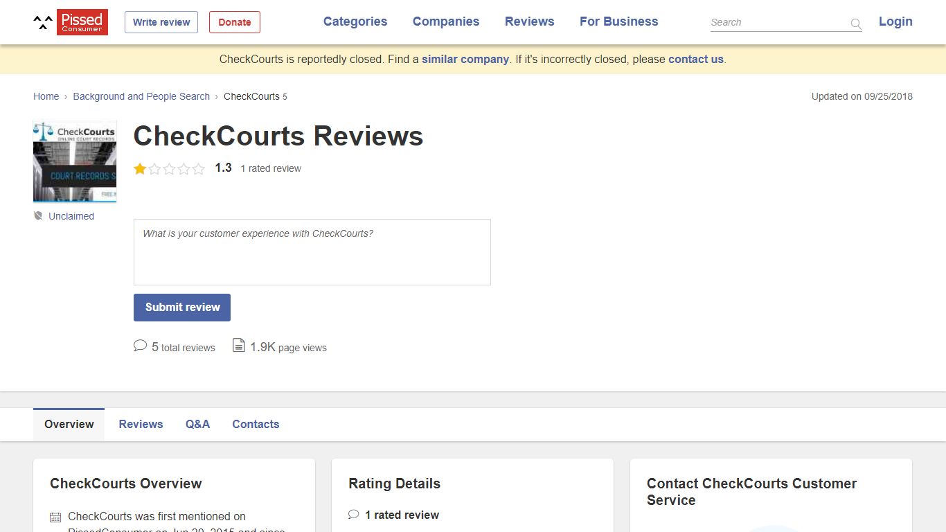 CheckCourts Reviews and Complaints - Pissed Consumer