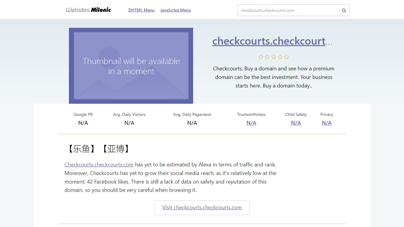 Checkcourts.checkcourts.com website. 【乐鱼】【亚博】.